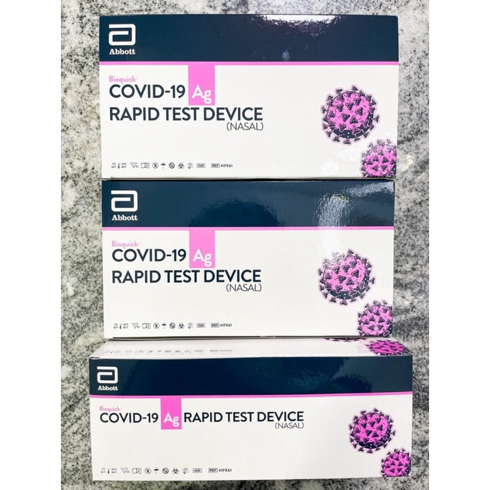 NEW ABBOTT SWAB ANTIGEN PANBIO/BIOQUICK NASAL RAPID TEST ORI