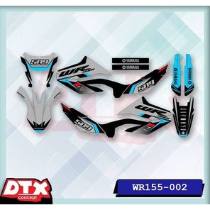 decal wr155 full body decal wr155 decal wr155 supermoto stiker motor wr155 stiker motor keren stiker motor trail motor cross stiker variasi motor decal Supermoto YAMAHA WR155-ABH