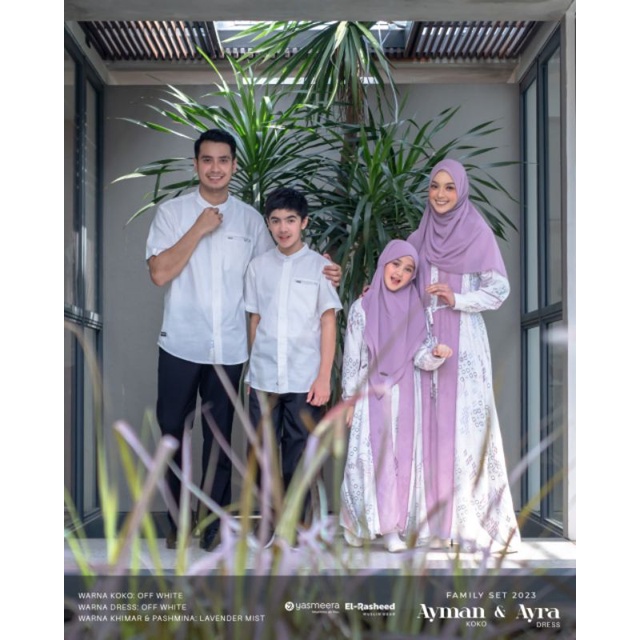 SARIMBIT YASMEERA TERBARU 2023 AYMAN AYRA OFF WHITE