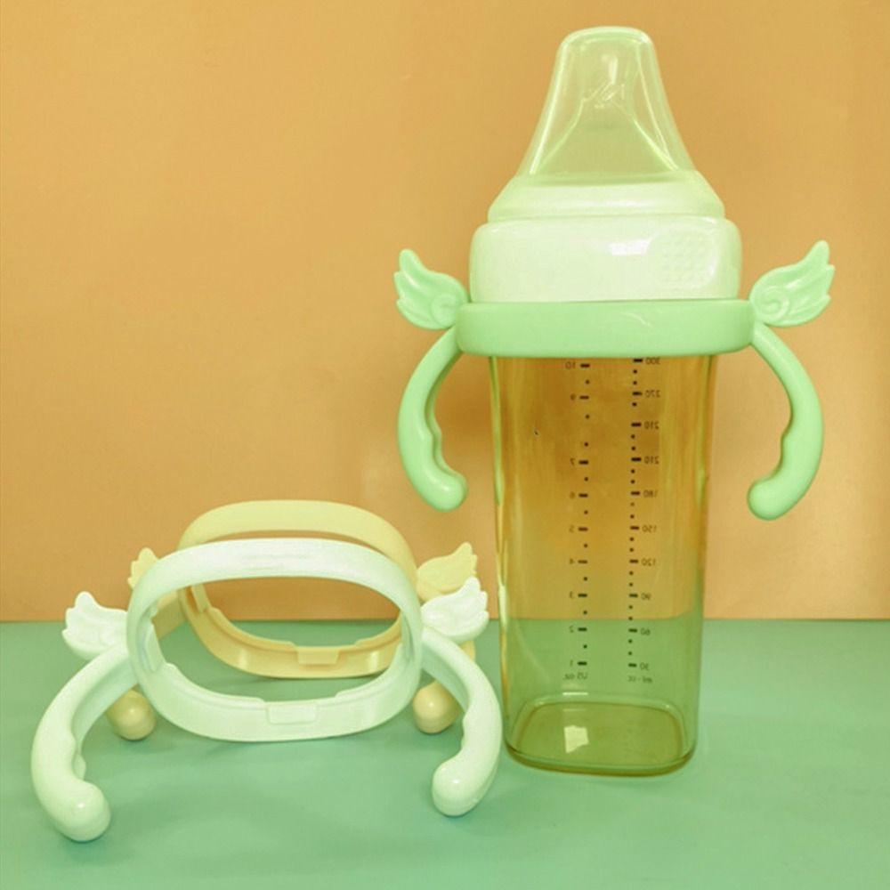 Wonder 3pcs Gagang Botol Bayi Silikon Gelas Air Cangkir Minum Anti Bocor