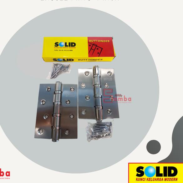 ENGSEL SOLID 4' EK 02 BALL BEARING SN / ENGSEL PINTU 4 INCH