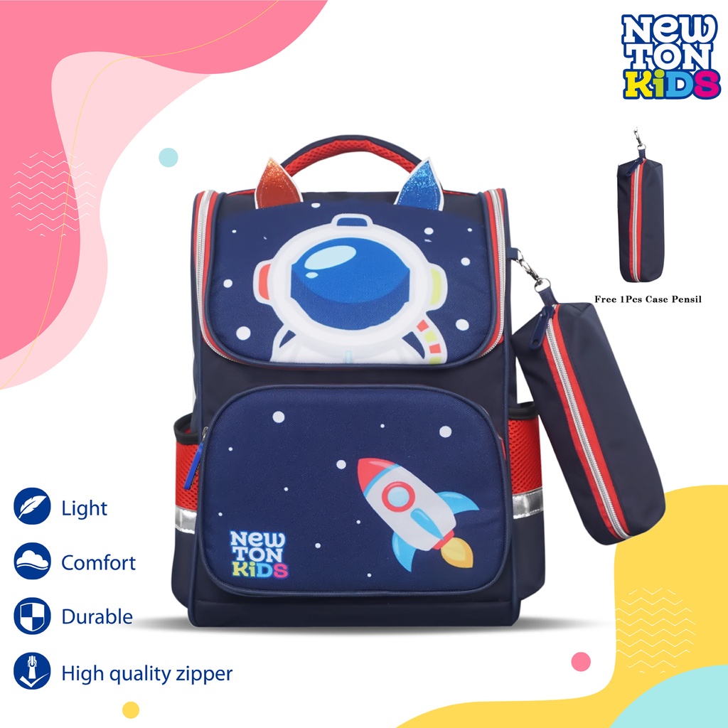 Newtonkids - Tas Ransel Susun Anak Paud Terbaru/Tas Ransel Sekolah Paud/Tas Newton Kids/Tas Ransel Karakter Anak/Tas Model Terbaru