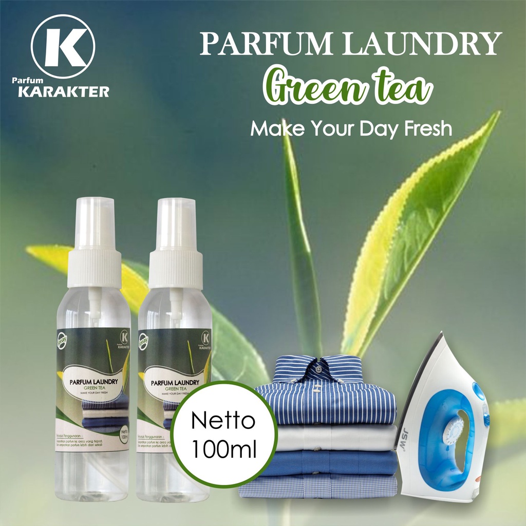 [ TESTER ] Parfum Laundry Untuk Setrika Pakaian Model Botol Spray | Kemasan 100ML | Bisa COD