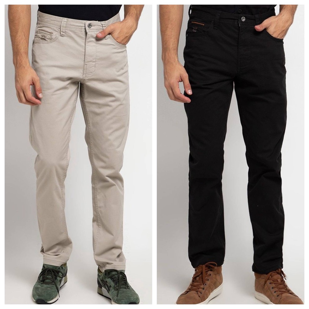CELANA PANJANG CHINO MGEE VICTOR C005 - SAND & BLACK