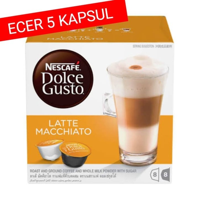 

NESCAFE DOLCE GUSTO LATTE MACCHIATO ECER 5 KAPSUL