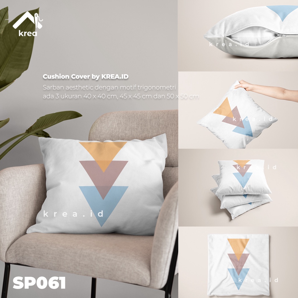 SARUNG BANTAL SOFA AESTHETIC PREMIUM MINIMALIS 40x40 Motif 5