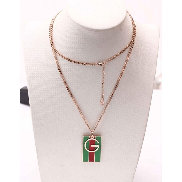 Kalung Panjang Titanium Anti Karat Fashion KLS53