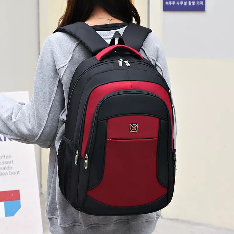 Qisswa_Tas Sekolah Anak Laki Laki SMA SMP SD Anti Air Waterproof Ransel Cowok Import Murah Model Refrigerator