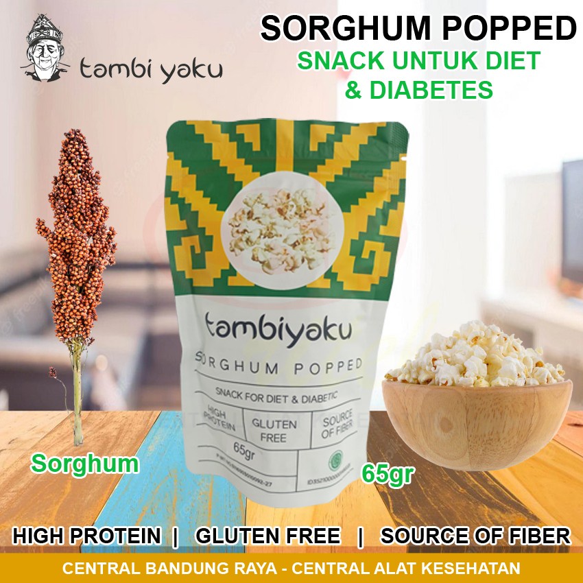 

TAMBIYAKU Sorghum Popped Original | Pop Corn Gluten Free | 65gr