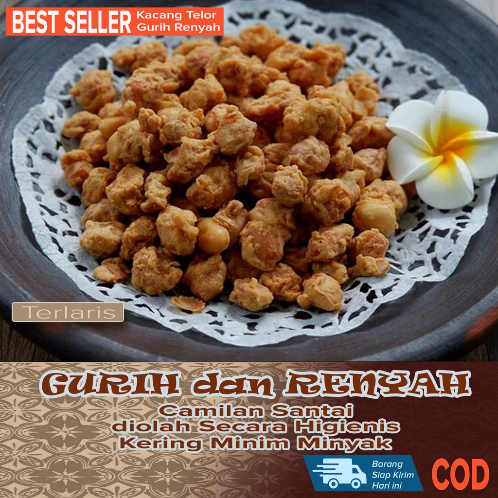 

BEST SELLER Jajanan camilan santai Nonton Tv nonton Bola Kerja Depan Computer Camilan Rekreasi Tepung Telor Renyah isi kacang Besar Rasa Gurih Bangeeett Bikin Ketagihan ~ Kacang Telor gangsar 225g Jaminan Produk ORIGINAL 100%