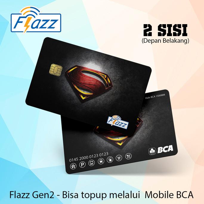 Custom Kartu FLAZZ BCA 2 sisi Bisa Cetak Foto / Gambar Bebas