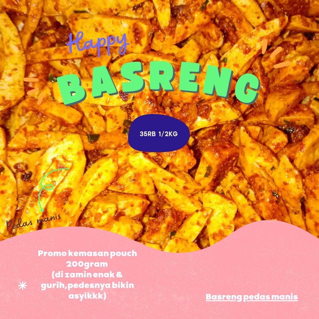 

BASRENG DAUN JERUK PEDAS ISI 200gram-400gram/ BASO GORENG / BASRENG PEDAS/BASRENG KERING CABE ASLI BIKIN ASYIKKK