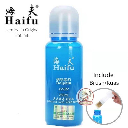 HAIFU DOLPHIN SPEED GLUE LEM KARET BET PINGPONG TENIS MEJA / HAIFU DOLPHIN SPEED GLUE LEM FREE