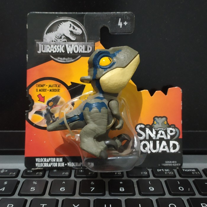 Snap squad velociraptor blue