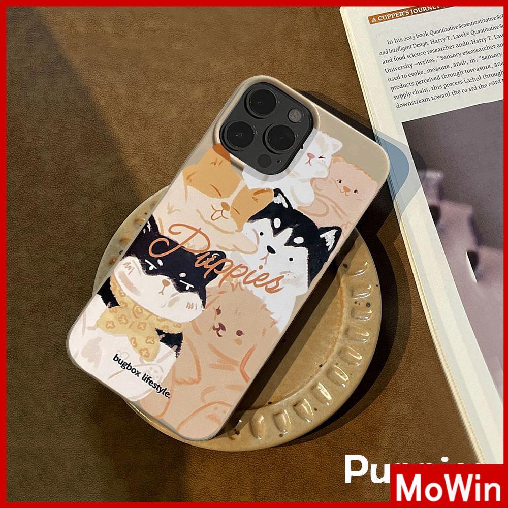 For iPhone 14 Pro max iPhone Case Dray Khaki TPU Soft Case Candy Case Shockproof Protection Camera Cute Puppy Compatible For iPhone 13 Pro max 12 Pro Max 11 Pro max xr xs 7Plus 7 8