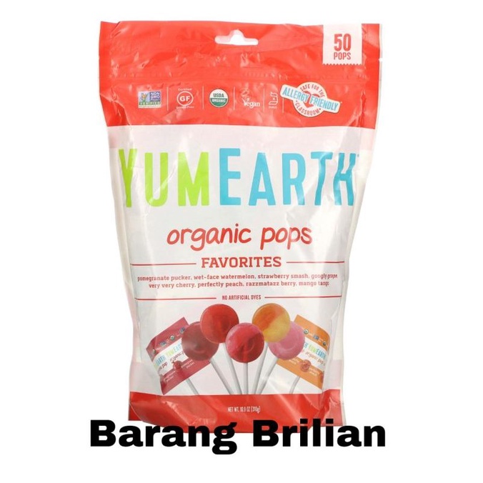 

TERMURAH YumEarth Yum Earth organic pops permen gluten free halal favorites /PERMEN LUNAK/PERMEN VIRAL/PERMEN MILO/PERMEN YUPI/PERMEN JADUL/PERMEN KARET