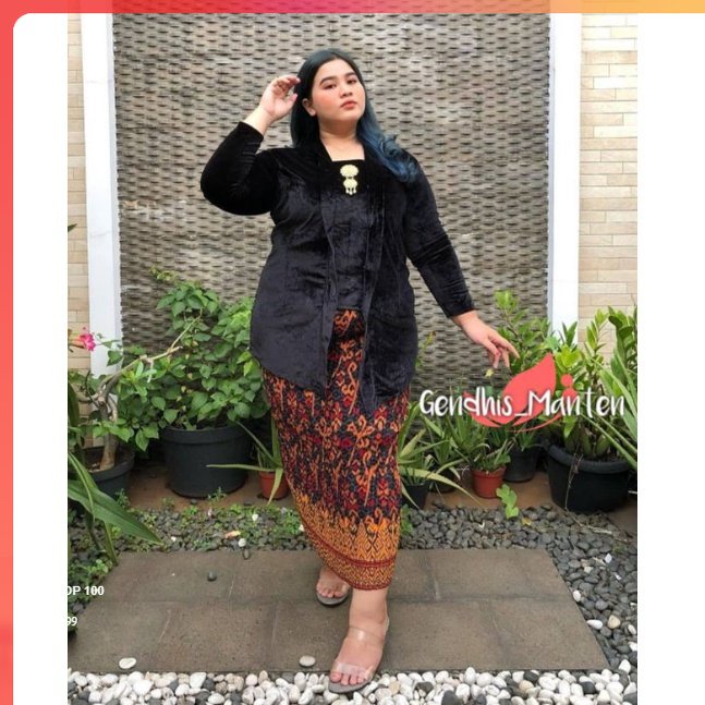 Kebaya Kutubaru - Jumbo & Super Jumbo / Kebaya Bludru Kutubaru Kebaya Bludru