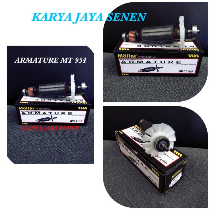 MOLLAR Armature gerinda tangan MT 954 ARMATURE MESIN GERINDA. Angker
