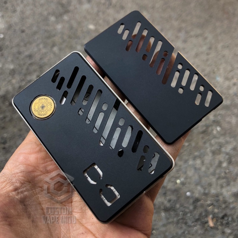 DOTAIO V2 Panel Aclyric Black Matte Motif Lubang