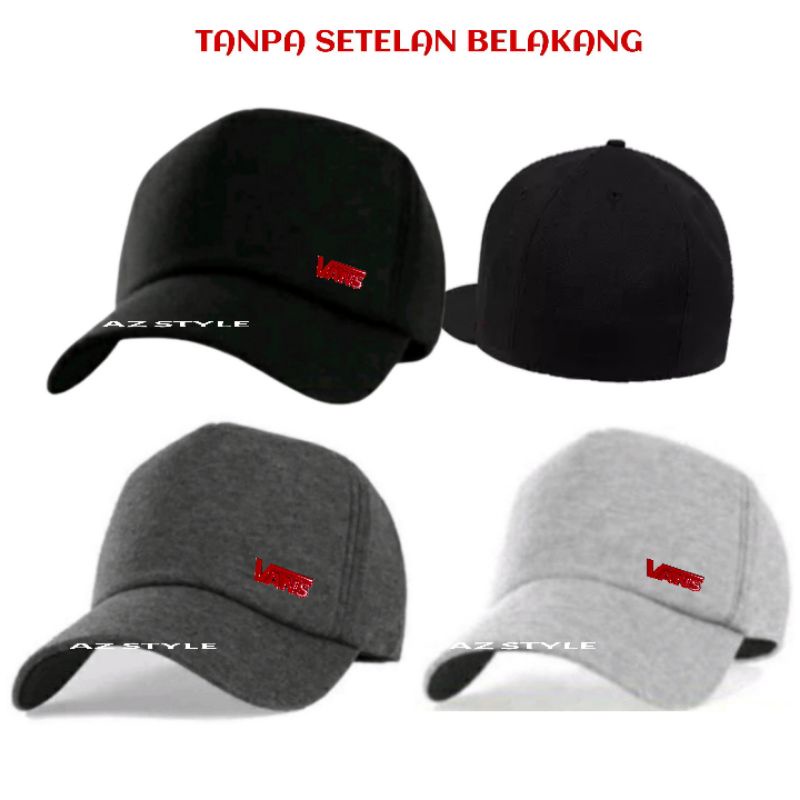 Topi Baseball Tanpa Setelan Belakang//Topi Built up