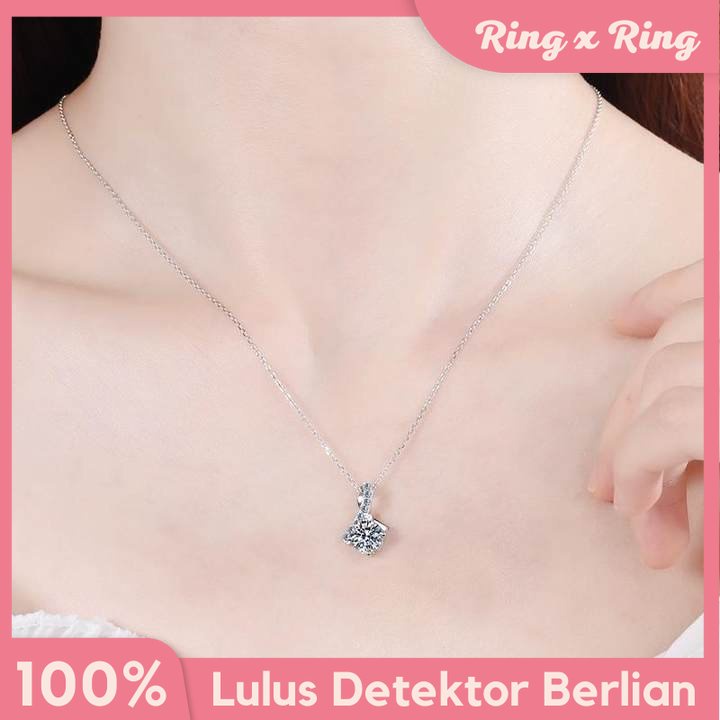 Rings_Rings Kalung Tura berlian replika / replika berlian eropa/lapis emas 18k Sterling Silver Berla