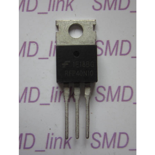 Tr 40n10 RFP40n10 TO220 Power Mosfet 40A / 100V