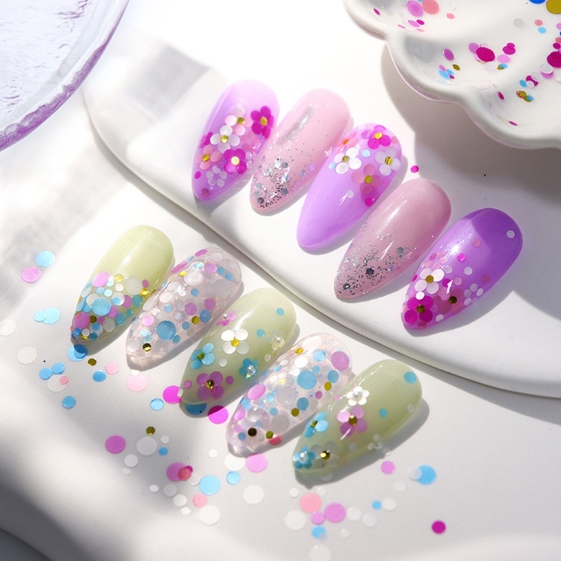 Siy Cetakan Resin Epoxy Sequin Glitter Untuk Dekorasi Nail Art DIY