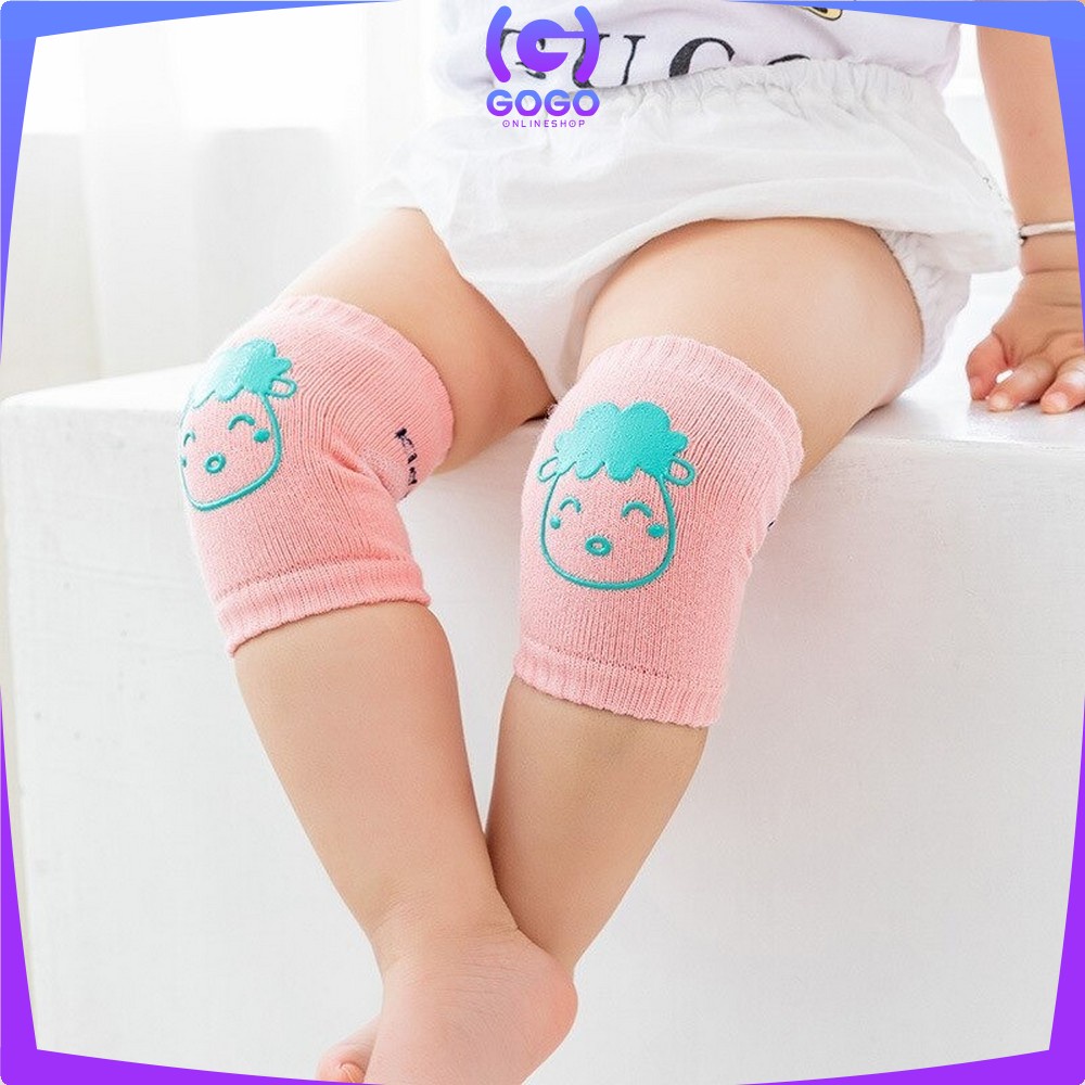 GOGO-P85-P87 Pelindung Lutut Bayi Merangkak Knee Protector Anti Slip / Kaos Kaki Deker Lutut Anak