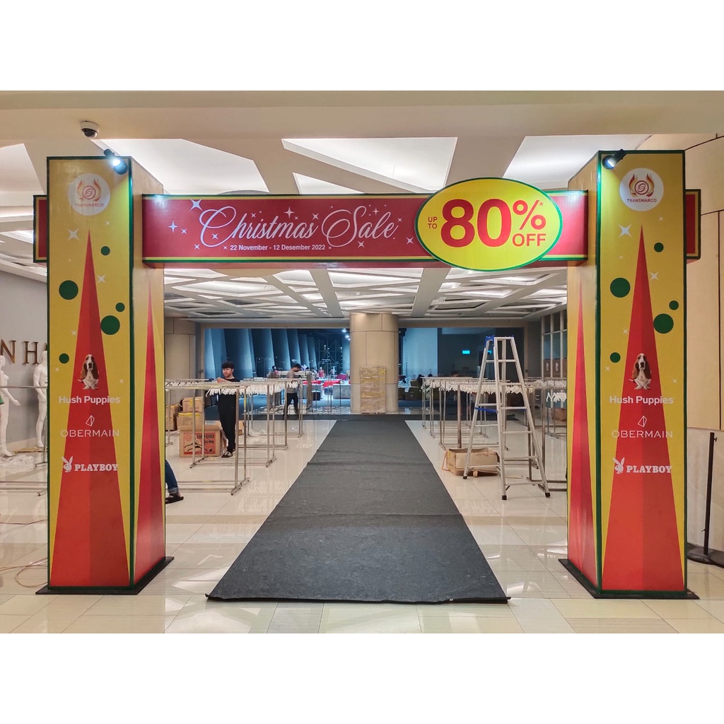 Gate Backrop Event Surabaya Custom / Backdrop Pameran / Meja Bazaar Event / Gate Backdrop Pameran Ba