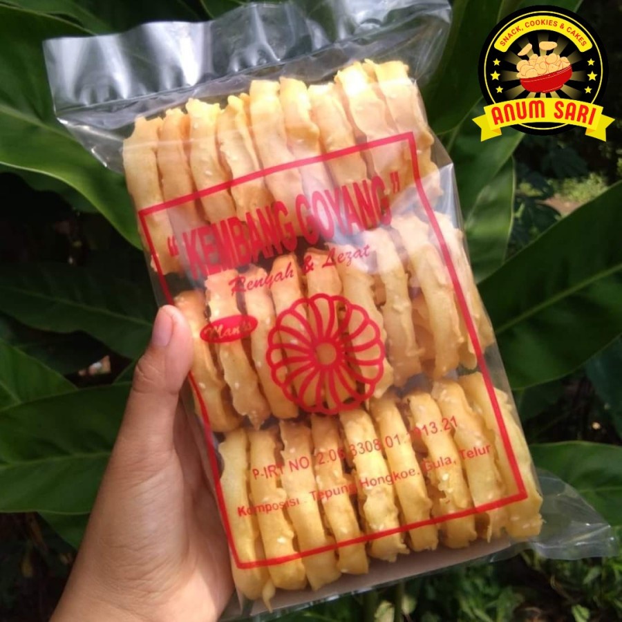 

Kembang Goyang Manis Wijen (isi sekitar 24 pcs) - Anum Sari