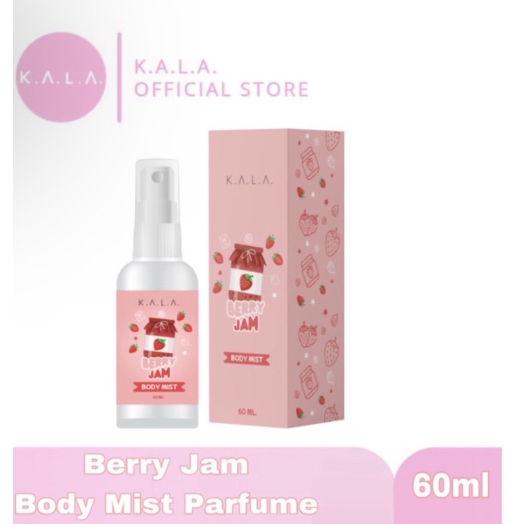 [+1GIFT] READY!! Holigrels body mist parfume VANILLA ECLAIR POPCORN HOLIGREL KALA BODYMIST-Berry jam KALA