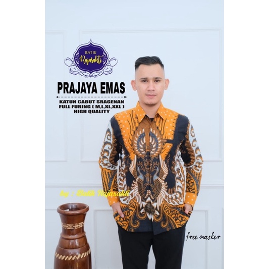 Batik PRAJAYA EMAS Full Furing Bahan Katun High Quality
