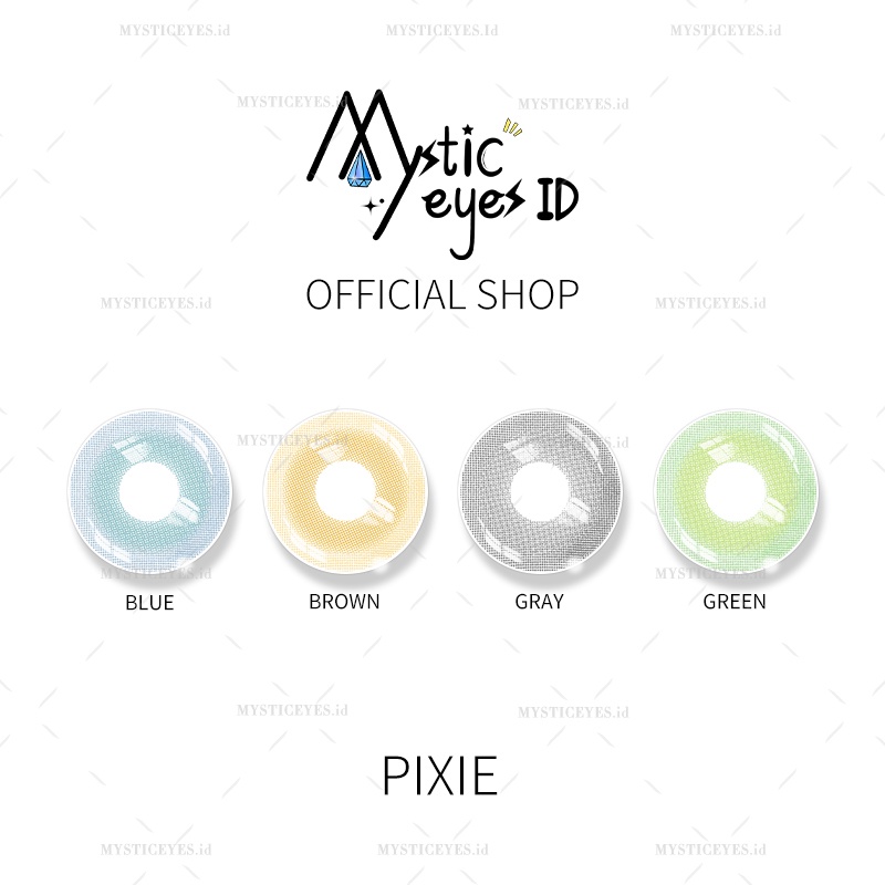 [✅COD] MYSTICEYES SOFTLENS PIXIE SERI LENSA KONTAK NORMAL 14.5MM