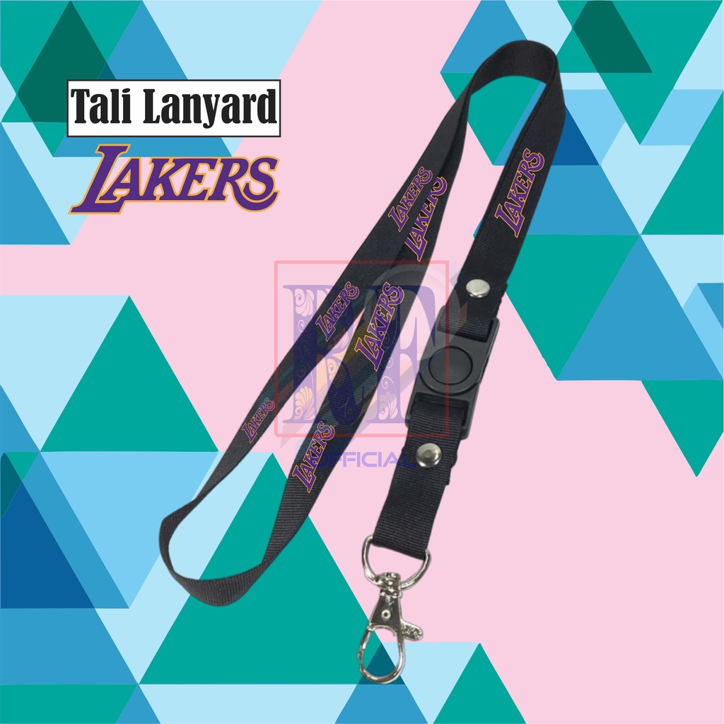 

GANTUNGAN KUNCI LA LAKERS LOS ANGELES NBA / CLUB BASKET AMERIKA TALI LANYARD GANTUNGAN LEHER ID CARD NAME TAG HP / HANDPHONE
