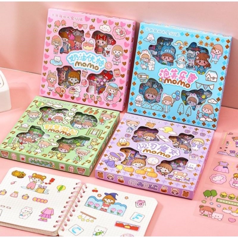 

50 Lembar Stiker Korea Anti Air Viral Sticker Lucu Dekorasi Botol Minum Tumblr Hp Buku Diary Anak viral