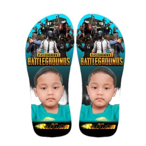 Sandal custom nama Foto sendiri GRATIS custom suka suka