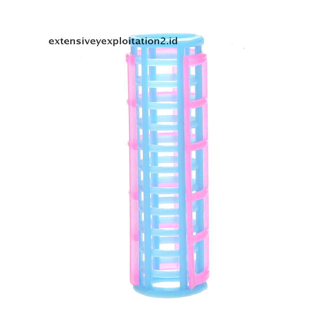 5 Pcs / lot Alat Pengeriting Rambut Warna Pink Dan Biru Untuk Boneka Barbie