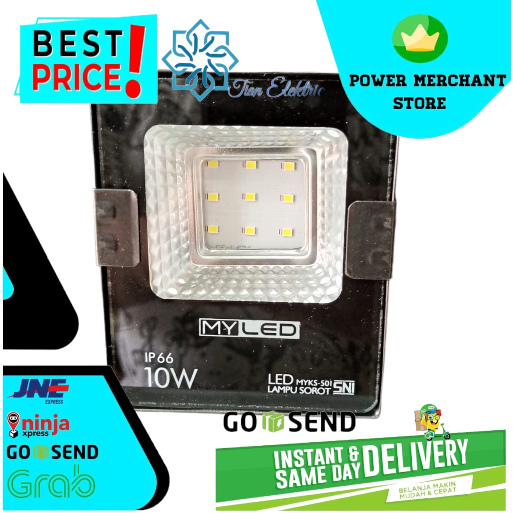 MYLED MYKS-501 LED Lampu Sorot IP66 10 Watt