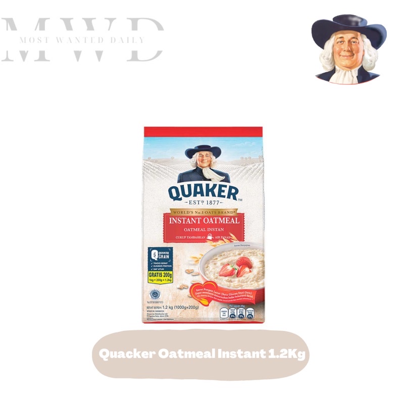 

QUAKER OATMEAL INSTANT 1.2kg