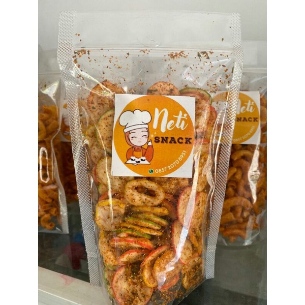 

krupuk seblak daun jeruk