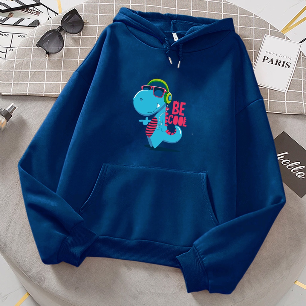 Sweater hoodie anak laki laki BE COOL DINO sweter anak cewek cowok murah