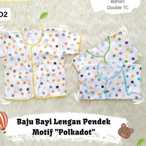 1 Lusin Baju Lengan Pendek Bayi baru lahir / newborn ( Arini Baby )