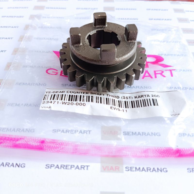 Gigi rasio 3 viar karya 150 / 200 roda 3 Gigi 3 25 T viar gear conutershaft viar roda 3 gigi viar or
