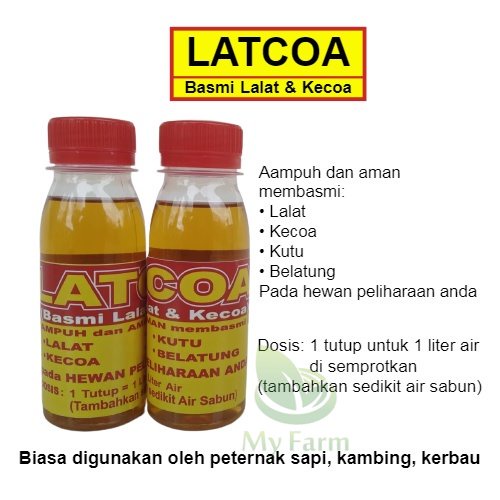 Latcoa Obat Semprot Pembasmi Lalat Kecoa Kutu Dan Belatung Pada Hewan Yang Aman Untuk Sapi Kambing K