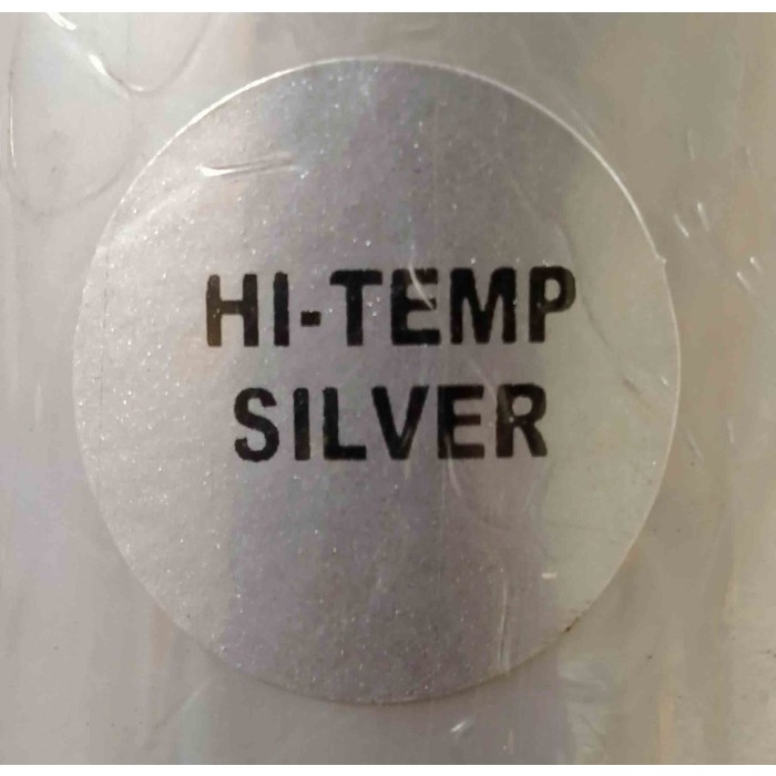 RJ LONDON SPRAY PAINT CAT HI-TEMP SILVER HIGH TEMPERATUR OP-HTS 400cc