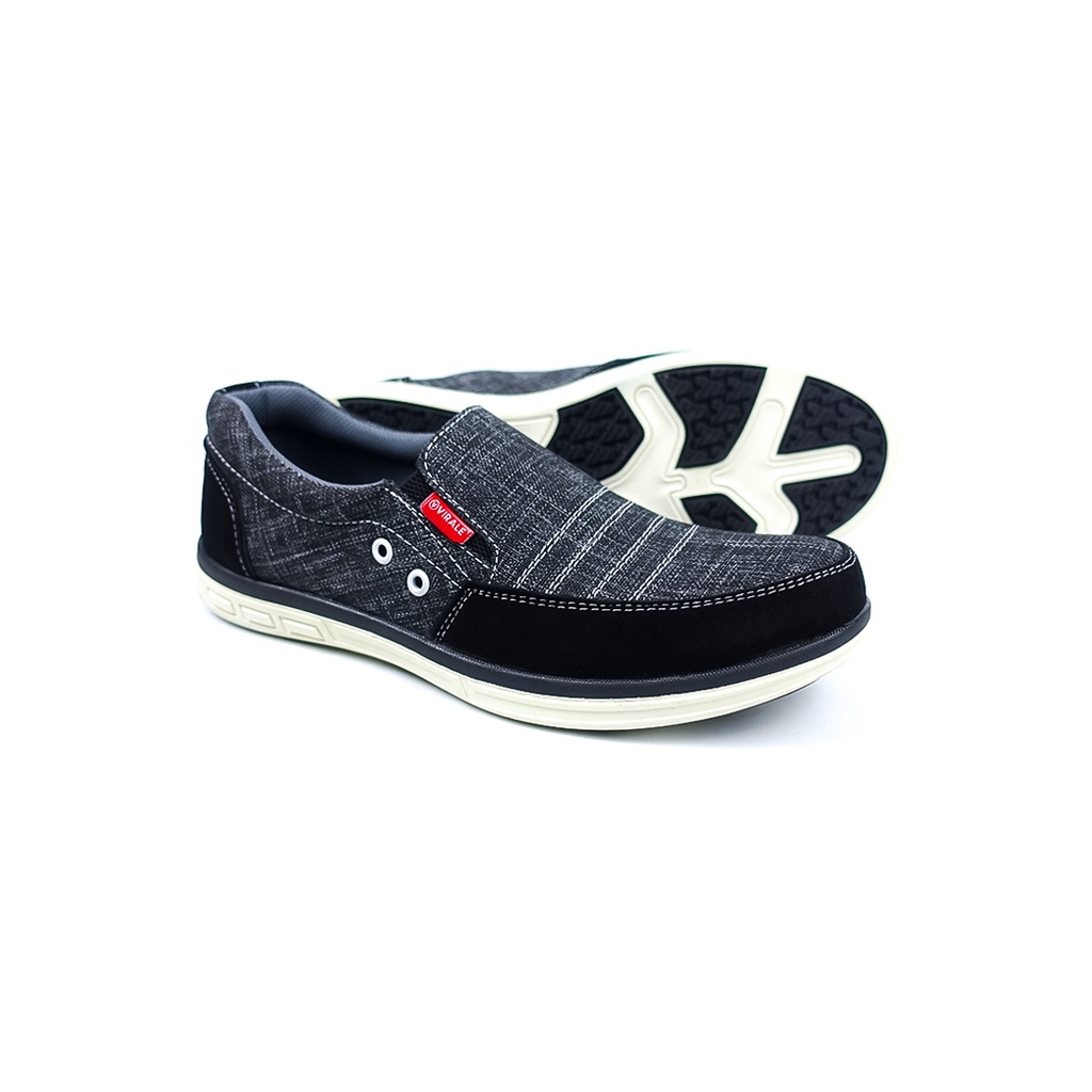 Sepatu Kasual Pria Slip On Formal Casual Terbaru AI 01 HT