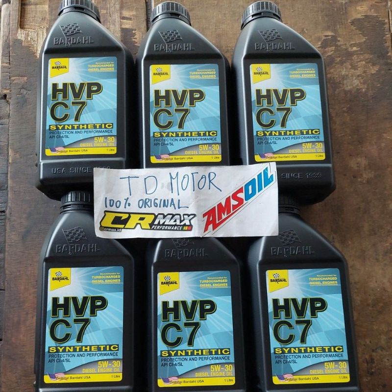 BARDAHL. HVP DIESEL C7. 5W 30. 6 LITER