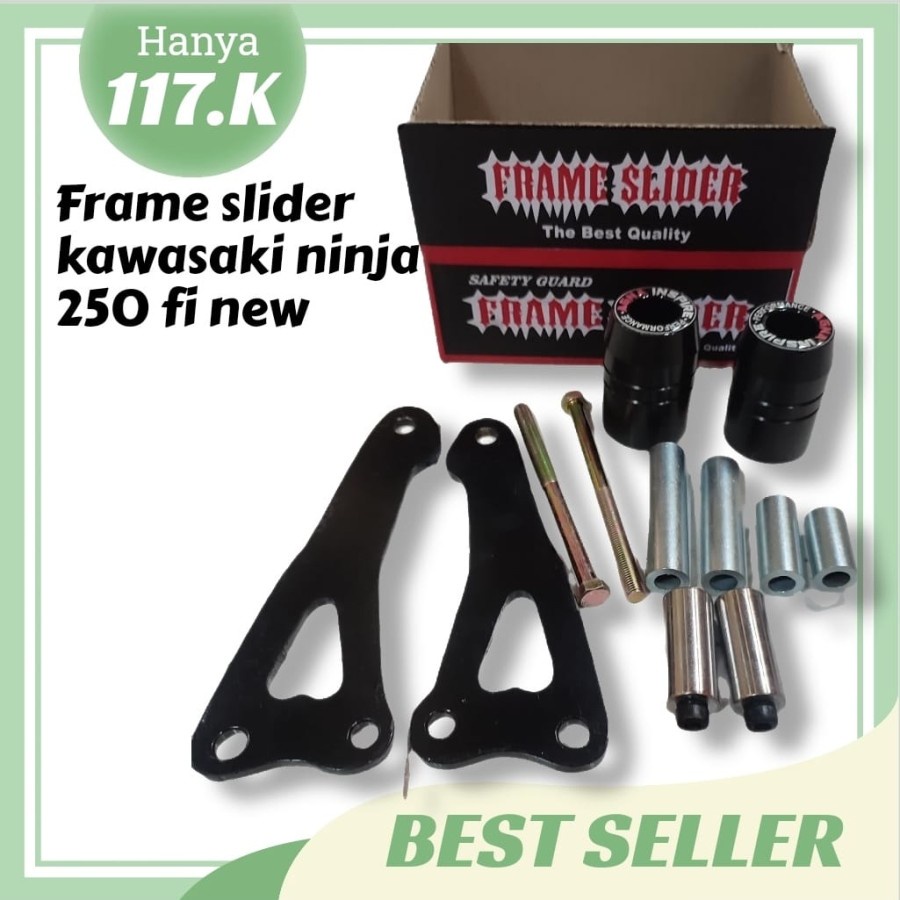Frame slider ninja fi 250 new / pengaman fairing motor kawasakl ninja fi new 2018