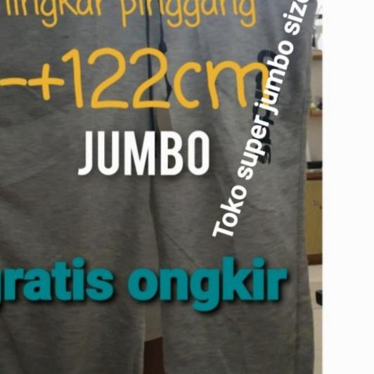 celana training pria jUMBO xxxl - xxxxxl - JUMBO
