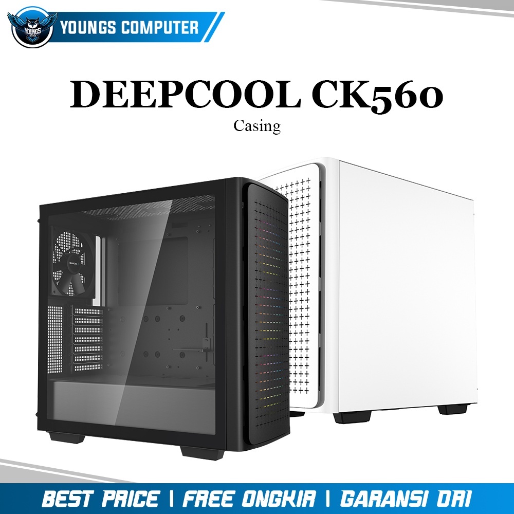 CASING DEEPCOOL CK560 4xFan | Mid-Tower Tempered Glass Gaming Case